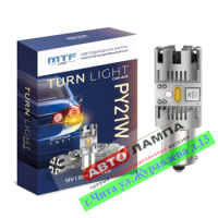MTF PY21W 12V 25W TURN LIGHT CAN-BUS Led Оранжевый BAU15S BP25A