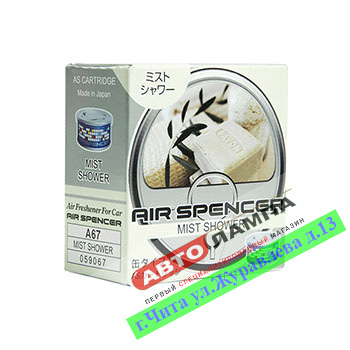A-67+EIKOSHA Ароматизатора меловой SPIRIT REFILL - MIST SHOWER Мелкий дождь