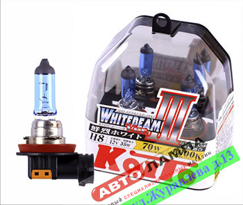 Koito H8 12V 35W (Соотв. 70W) White Beam III 4000K PGJ19-1 P0758W