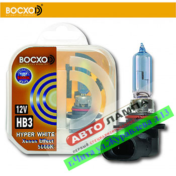 Восход HB3 9005 12V 60W HYPER WHITE 5000KP20d 80903 HW