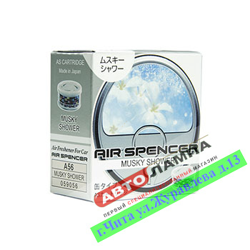 A-56+EIKOSHA Ароматизатор меловой SPIRIT REFILL - MUSKY SHOWER Мускусный дождь