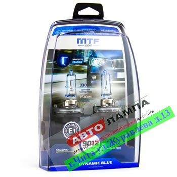 MTF HIR2 9012 12V 55W Dynamic Blue OEM: 90981-13062, MS820985 3300K PX22d HDB12H2