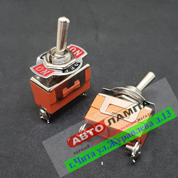 4194+DD   Тумблер ON/OFF двухпозиционный Китай (метал.) OEM: 10215A 250V