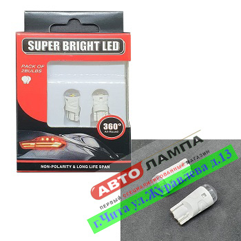 930+FF Светодиодная лампа Super Bright Led T10 24V 1SMD2835 6000K