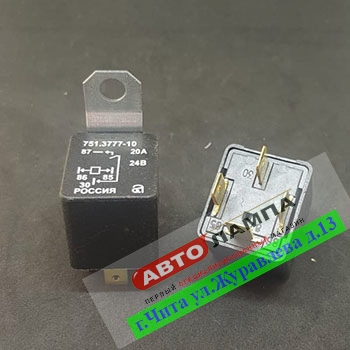 5955+DD   24V  Реле универс. 751.3777-10 24В (4х конт.) 20A г. Псков