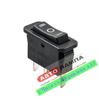 10658+DD   Кнопка SC-7 3 положения без фиксации черная Узкая