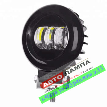 WR003BB-L+KS Светодиодная инсталляция Off-Road 27W A30 (3*9w, СТГ, Круглая) 133*55*113mm 12-24V