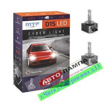 MTF D1S 85V 35W CYBER LIGHT Led 3750Lm 6000K  DPD1S6
