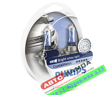 Philips H4 12V 60/55W CrystalVision  P43t-38 12342CVSM