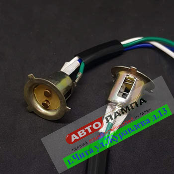 RA 211206 Патрон фары МОТО P15D-25-3 (3 уса) (mod:1)   P15D-25-3