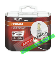 Osram H1 12V 55W FOG BREAKER +60% 2600K P14.5s 62150FBR-HCB