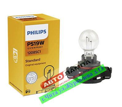 Philips PS19W 12V 19W Standard OEM: 26261-8992D, 10351675 PG20-1 12085C1
