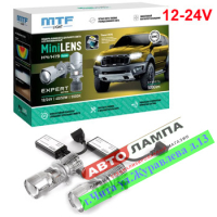 MTF H4 H19 12V-24V 40/50W Светодиодные линзы MiniLENS EXPERT Led 5000lm 5500K  MH4K5E
