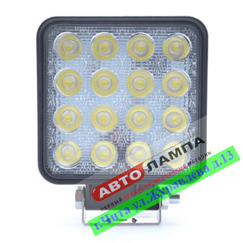 KS WSQ016S-CH Светодиодная инсталляция Off-Road 48W (16*3w, направленный свет), 110*65*125mm 12-24V