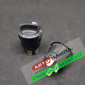 R13-702+DD   Клавиша круглая на 3 положения с переключателем (снято с пр-ва)