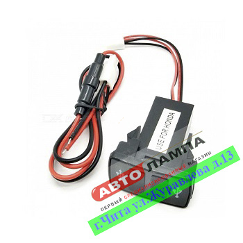 10255+DD   Розетка двойная USB в гнездо кнопки HONDA