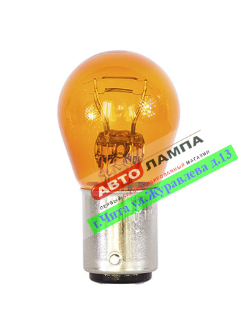 Koito PY21W 12V 27/8W STANDARD OEM: 18644-28087 Оранжевый BAY15d 4539A