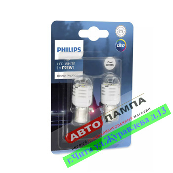 Philips P21W 12V 1.75W Ultinon Pro3000 Led 190lm 6000K BA15s 11498U30CWB2