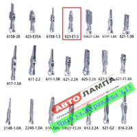 Пин для разъема, 1.5mm Female (мама) 623-E1.5A+Pin
