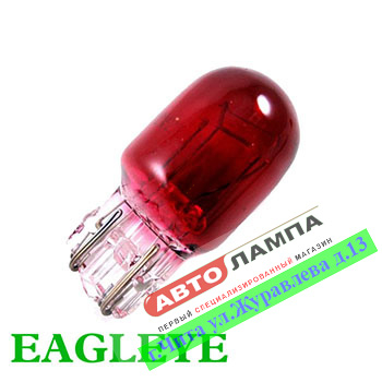 7443R Eagleye T20 (WY21/5W) 12V 21/5W  Красный w3*16q