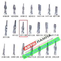 Пин для разъема, 1.5mm Male (папа) 611-1.5B+Pin