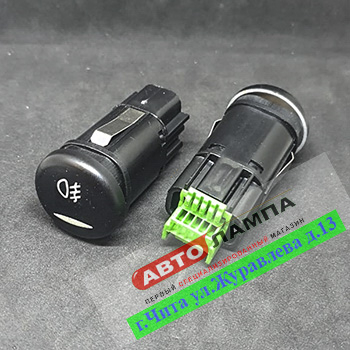 10200+DD   T65  Кнопка ПТФ для иномарки 26*22