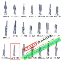 Пин для разъема, 1.5mm Female (мама) 224B-1.0A+Pin