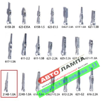 Пин для разъема, 1.5mm Male (папа) 214B-1.0A+Pin
