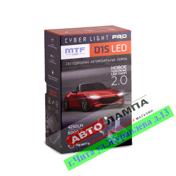 MTF D1S 85V 35W CYBER LIGHT Pro 2.0 Led 4250Lm 6000K  CPD1K6