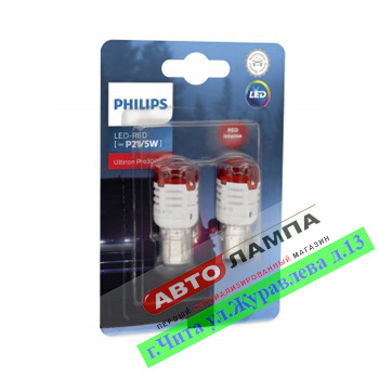 Philips PY21/5w 12V 0.8/1.75W Ultinon Pro3000 LED 50/20lm Красный BAY15d 11499U30RB2 Philips PY21/5w 12V 0.8/1.75W Ultinon Pro3000 LED 50/20lm Красный BAY15d 11499U30RB2