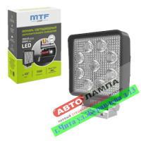 Светодиодная инсталляция MTF 12-24V, 15W, 1950lm (квадратная) 6000K MTF PL15K6S