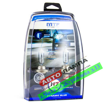 MTF H7 12V 55W Dynamic Blue 3300K PX26d HDB1207