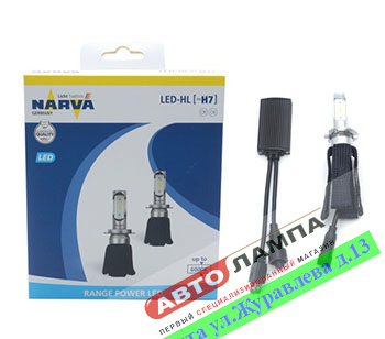 Narva H7 12V 16W Range Power Led 6000K PX26d 18005