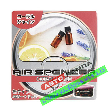 A-102+EIKOSHA Ароматизатор меловой SPIRIT REFILL - CORAL SHINE Коралловый блеск