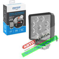 Светодиодная инсталляция MTF 12-24V, 27W, 3500lm (квадратная) 6000K MTF PL27K6S