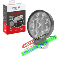Светодиодная инсталляция MTF 12-24V, 27W, 3500lm (круглая) 6000K MTF PL27K6R