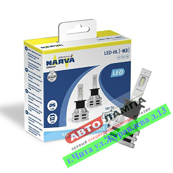Narva H3 12V-24V 24W Range Performance Led 6500K PK22s 18058