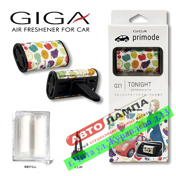 Q-21+EIKOSHA Ароматизатор на кондиционер GIGA Primode - TONIGHT Наступающая ночь