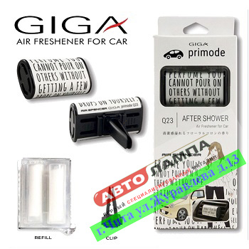 Q-23+EIKOSHA Ароматизатор на кондиционер GIGA Primode - AFTER SHOWER После дождя