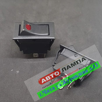 8188+DD   Клавиша R13-220BA с красн. глазком 2 пол.